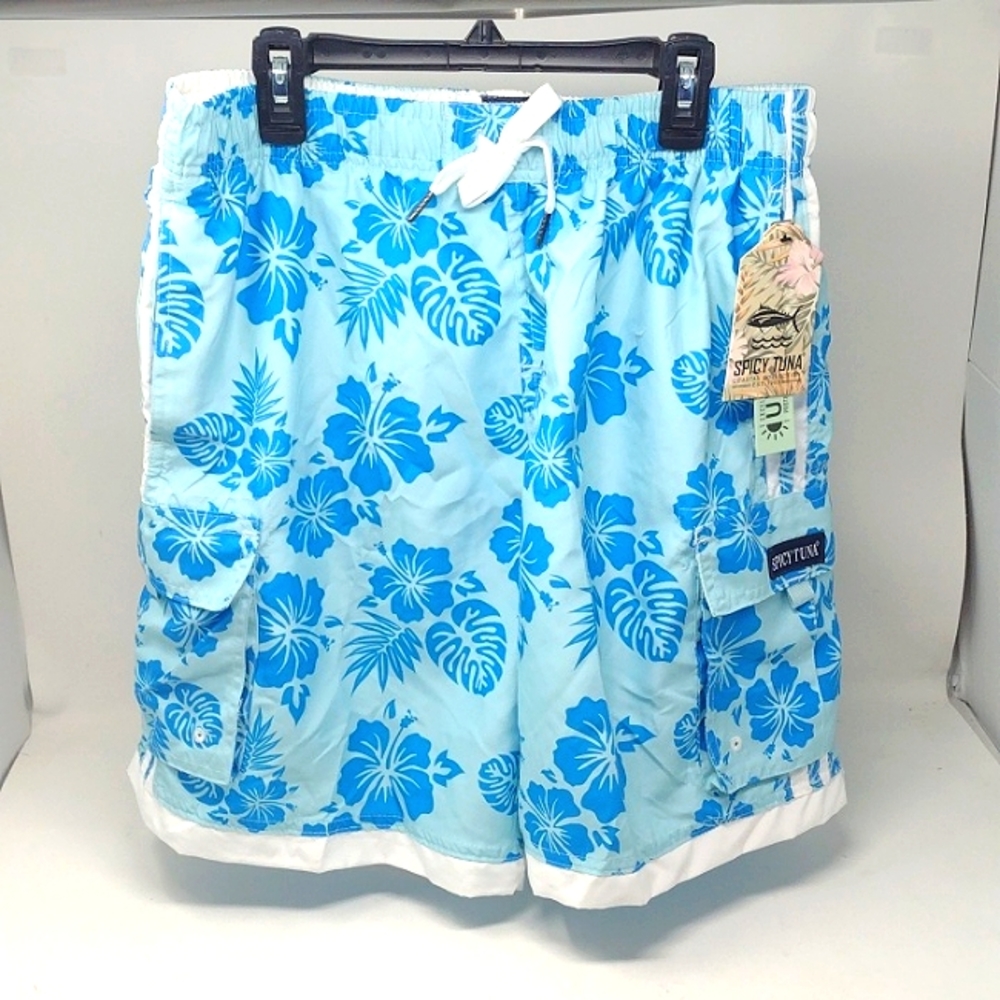 Spicy Tuna Men's Cargo Swim Trunk